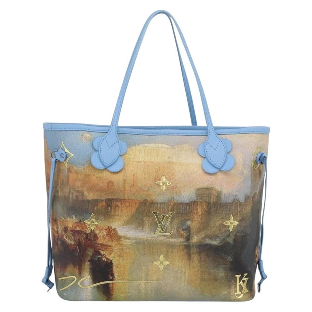 Louis Vuitton Turner Neverfull MM Tote Bag Blue